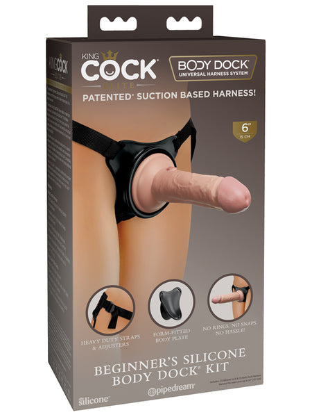 King Cock Elite Beginners Silicone Body Dock Kit