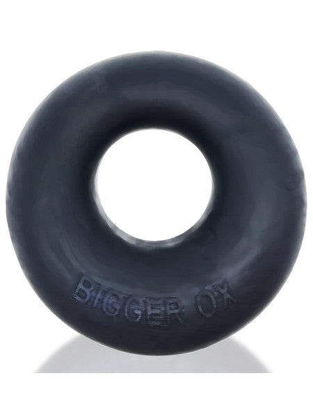 BIGGER OX thicker bulge maker super mega-stretch cockring BLACK ICE