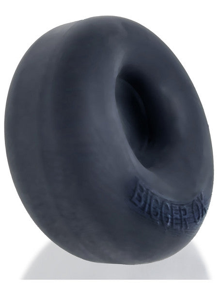 BIGGER OX thicker bulge maker super mega-stretch cockring BLACK ICE