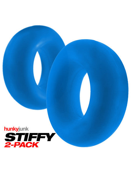 STIFFY 2-pack bulge cockrings TEAL ICE