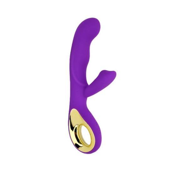 ToyWithMe - G Spot Vibrator - Angel G Spot Rabbit Vibrator - 10-20cm, 15-25cm, 25-35mm, G Spot, Gold, Medical Grade Silicone, Pink, Purple, Rabbit, Rechargeable, Vibrator, Women