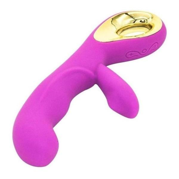 ToyWithMe - G Spot Vibrator - Angel G Spot Rabbit Vibrator - 10-20cm, 15-25cm, 25-35mm, G Spot, Gold, Medical Grade Silicone, Pink, Purple, Rabbit, Rechargeable, Vibrator, Women