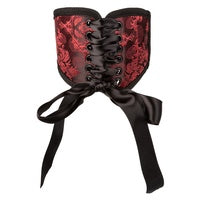 Scandal Posture Collar with Cuffs Red