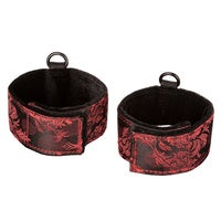 Scandal Posture Collar with Cuffs Red