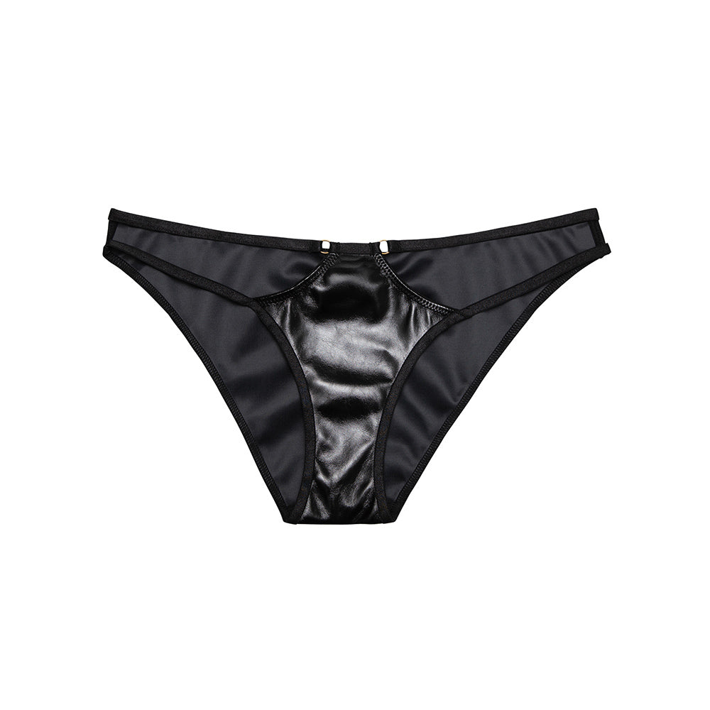 Hustler Maxine PVC Brief with Strap and Ring Detail