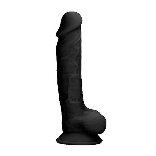 Silicone Dual Density Dildo With Balls 7 Inch
