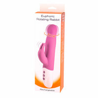 Rechargeable silicone rabbit rotation Purple