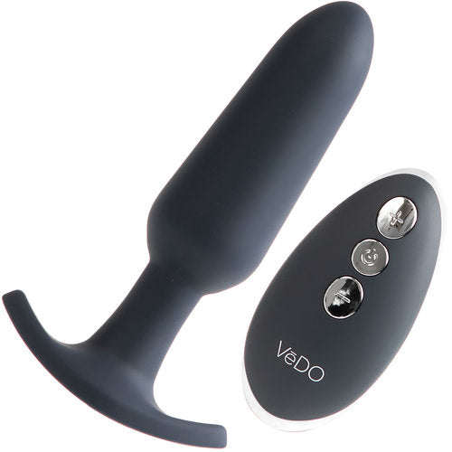 VeDo Bump Plus rechargable anal remote black