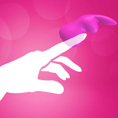 Ohhh Bunny Spunky Bunny Finger Vibrator - Hot Pink